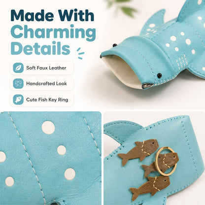 ✈️Last Day 50% OFF🦈🌊Cute Shark Glasses Case | Shark-Shaped Storage Pouch For Everyday Essentials🌊