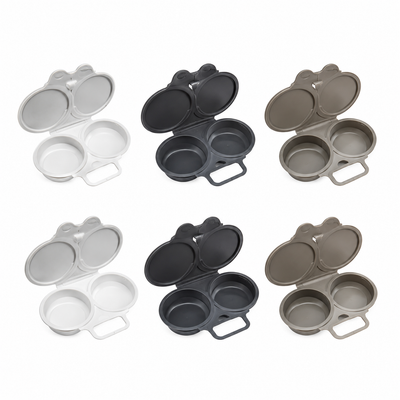 2-Egg Microwave Egg Poacher with Lid