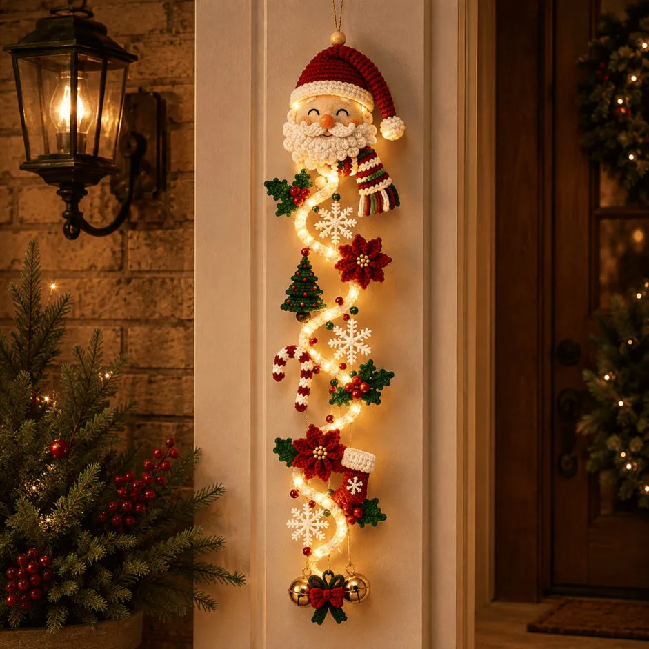 ⏳ Last Day 50% OFF – 🎄 Glowing Christmas Door Hanger | 6 Festive Lighted Designs with Warm Glow & Dimensional Details ✨
