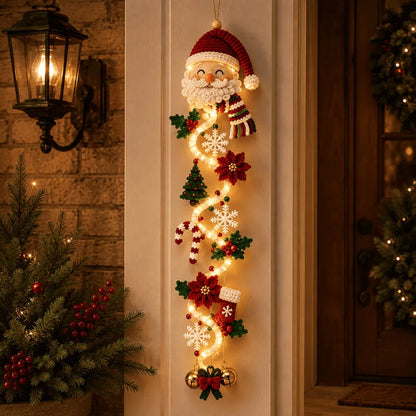 ⏳ Last Day 50% OFF – 🎄 Glowing Christmas Door Hanger | 6 Festive Lighted Designs with Warm Glow & Dimensional Details ✨