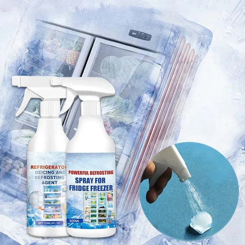 ❄️ Fast Defrosting Spray – Fridge, Freezer & Icy Surface De-Icer