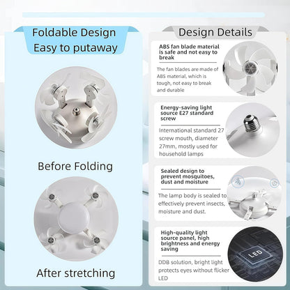 🌎Ends Today: 70% OFF!🔥❄️Stay Cool & Bright💡 2-in-1 Ceiling Fan Light 🏠Perfect for Bedrooms, Kitchens & Garages