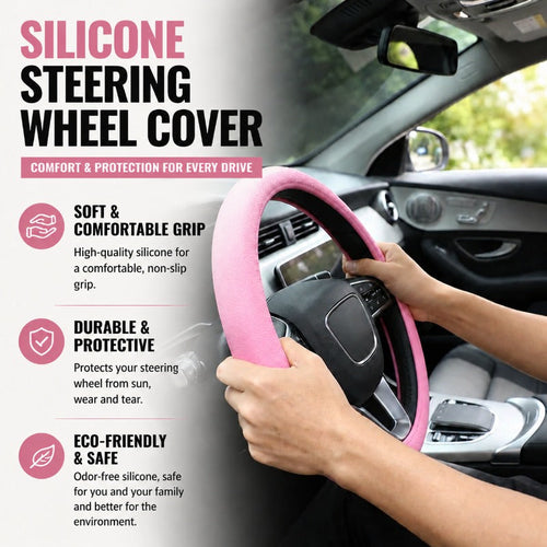 ✈️Last Day 50% OFF✨🚗Soft Silicone Steering Wheel Cover