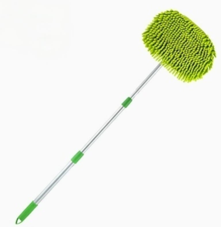 🏅⏳Time-Limited Special⏰Durable Aluminum Long Handle Telescopic Car Wash Mop – Soft Microfiber, Scratch-Free & Adjustable Length ✨