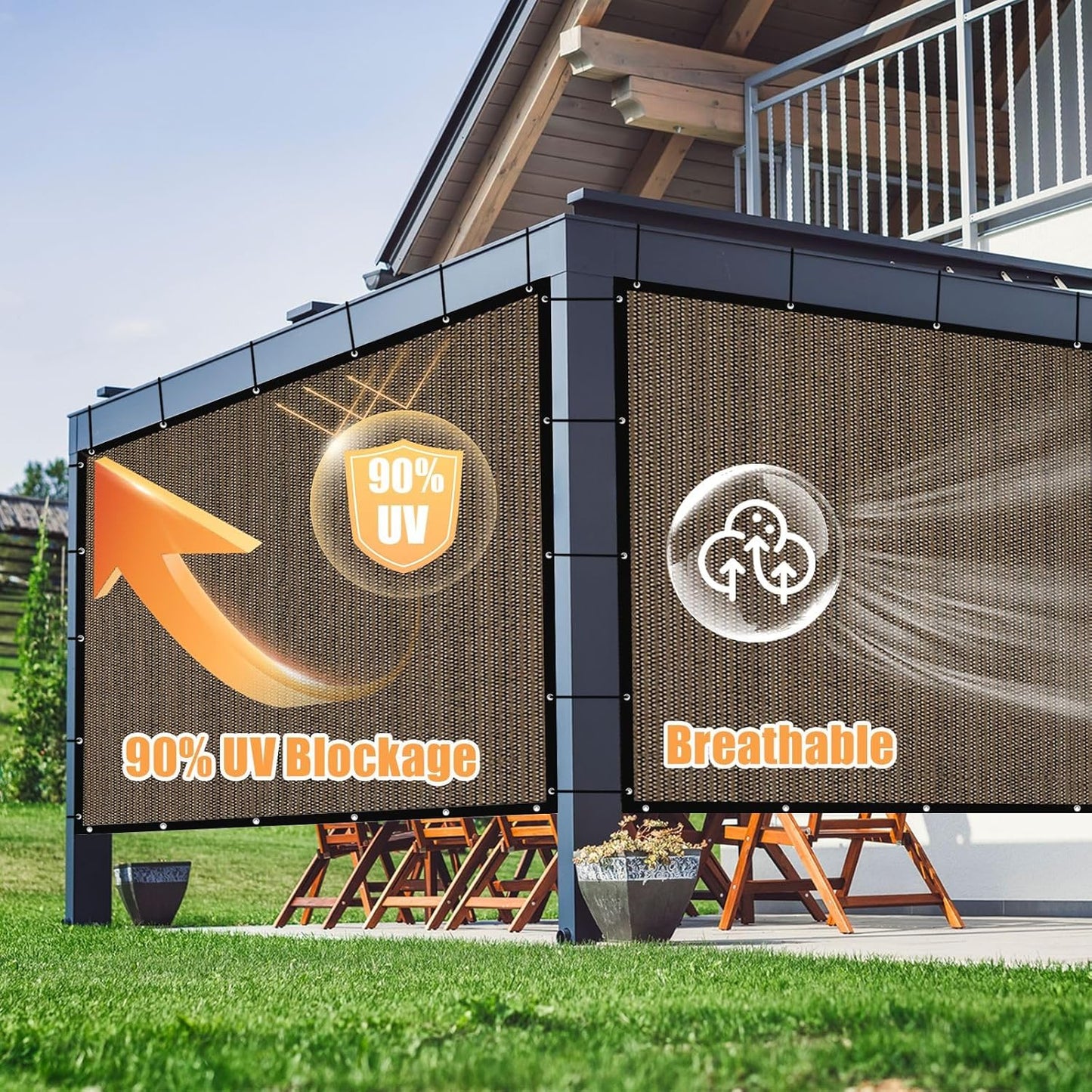 🌎Ends Today: 70% OFF!🔥Summer Hot Sale Promotion-49% OFF🌞-Outdoor courtyard shade net