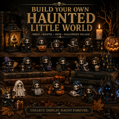 ✈️Last Day 50% OFF✨🔥Last Day 50% OFF-💀24 DAYS OF GRIM REAPER MISCHIEF|A Tiny Reaper Awaits Behind Every Door👻