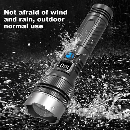 🔥🔥🔥Last Day 53% OFF⚡️High-power flashlight-Zoomable Beam & Emergency Power Bank