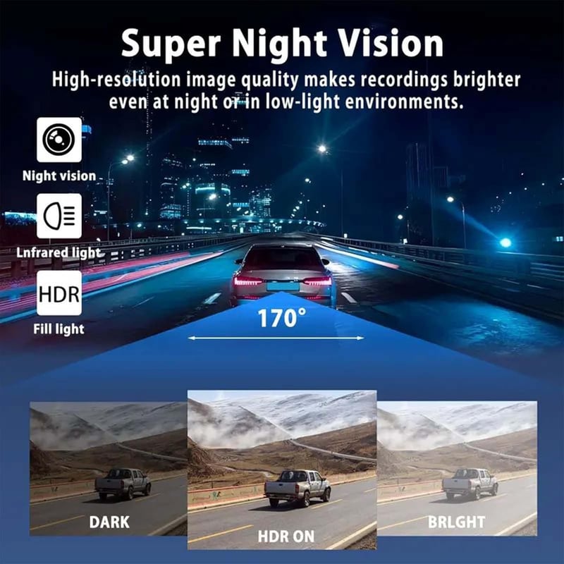 🎁🎁🎁LAST DAY 49% OFF🔥🔥2026 Newest Full View Car Dashcam System