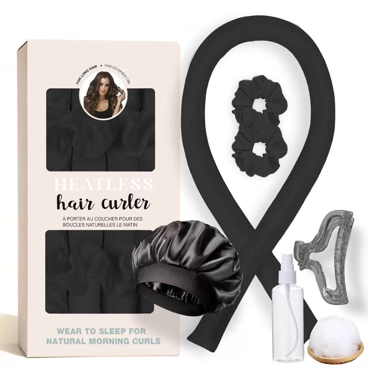 🎁Buy 3 Get 20% Off🔥Heatless Curling Rod Headband👩Get Natural, Voluminous Curls While You Sleep 😍