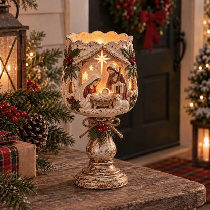 🎄 Christmas Heirloom Glow Candle Holder Collection