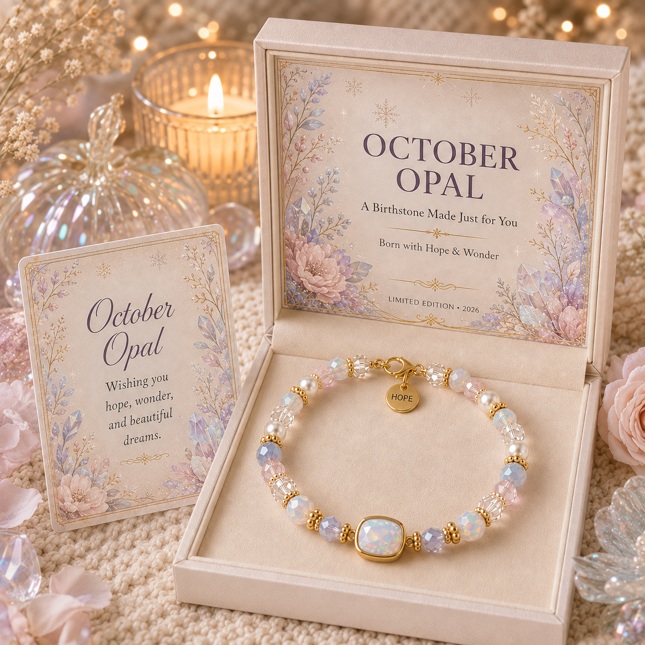 ✈️Last Day 50% OFF✨ 🎅 2026 Christmas Gift 50% Off--💎 Birthstone Meaning Bracelet | Limited Edition 2026