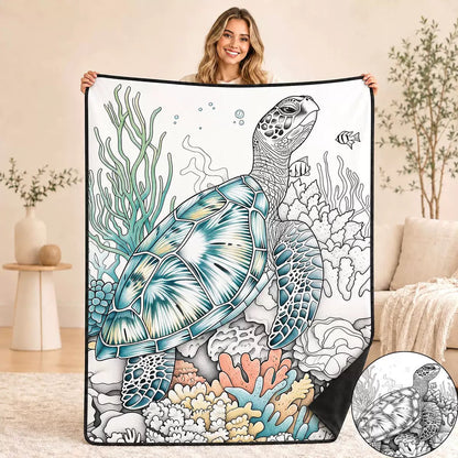 Ahlwo™ Coloring Blanket🖍️ Color It. Wash It. Repeat It! 🔄✨