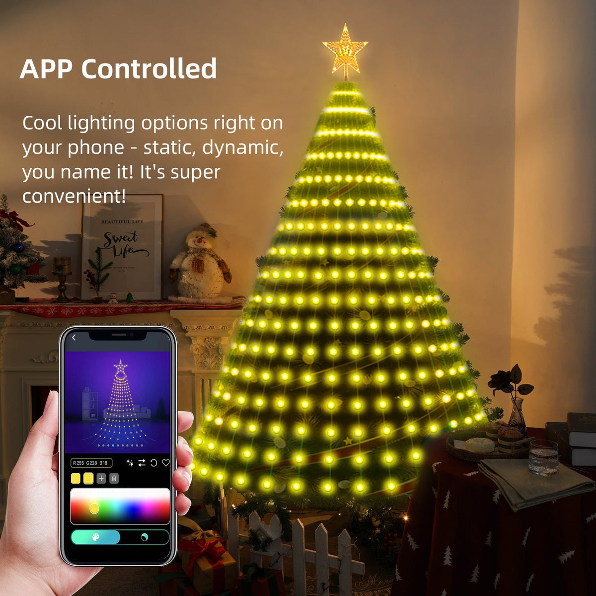 ✨Last Day 50% OFF✨Smart Christmas Tree Lights — Change Your Tree From Your Phone