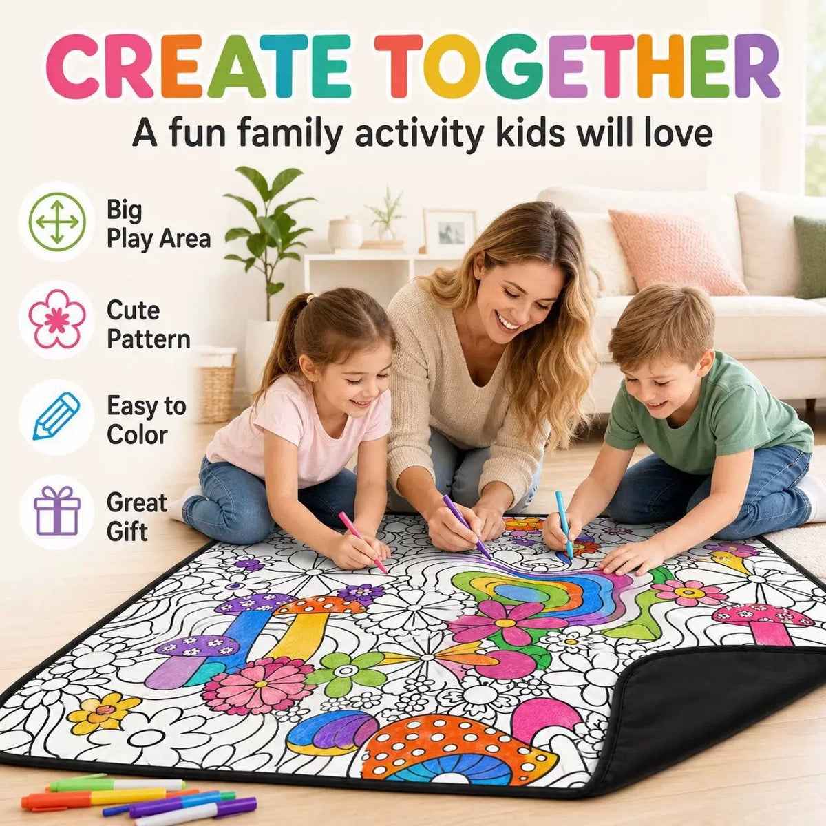 Ahlwo™ Coloring Blanket🖍️ Color It. Wash It. Repeat It! 🔄✨