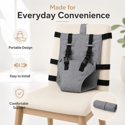 👶 Turn Almost Any Dining Chair Into a Baby Seat –🍽️ Portable Travel Harness