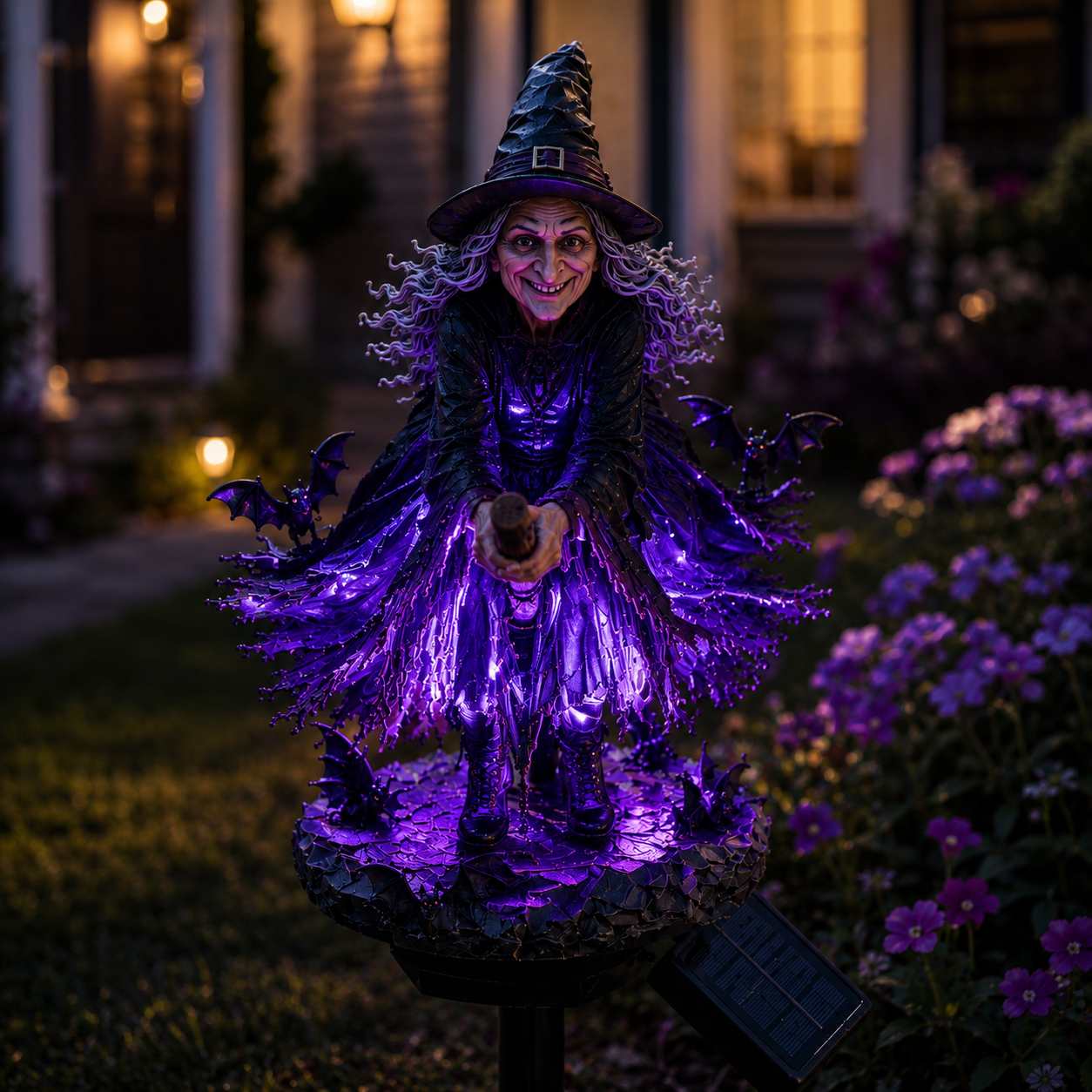🧙‍♀️ Bring Halloween Magic to Your Garden with a Glowing Solar Witch
