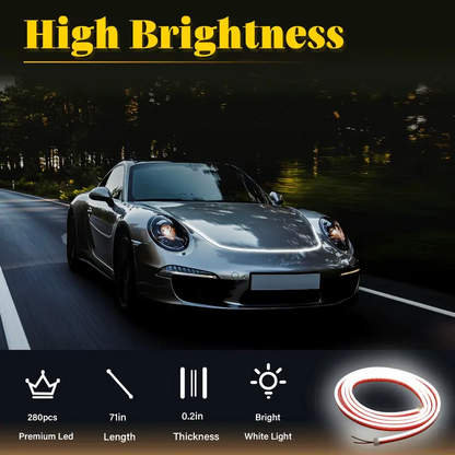 ✈️Last Day 50% OFF✨71' High Brightness car Hood Gap LED Strip-Dynamic Scan Activated Design