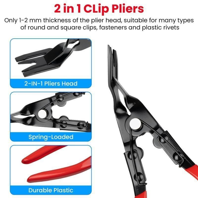 🔥🛠️ 5-in-1 Automotive Disconnect Pliers Kit – Remove Connectors, Clips & Clamps Faster🛠️