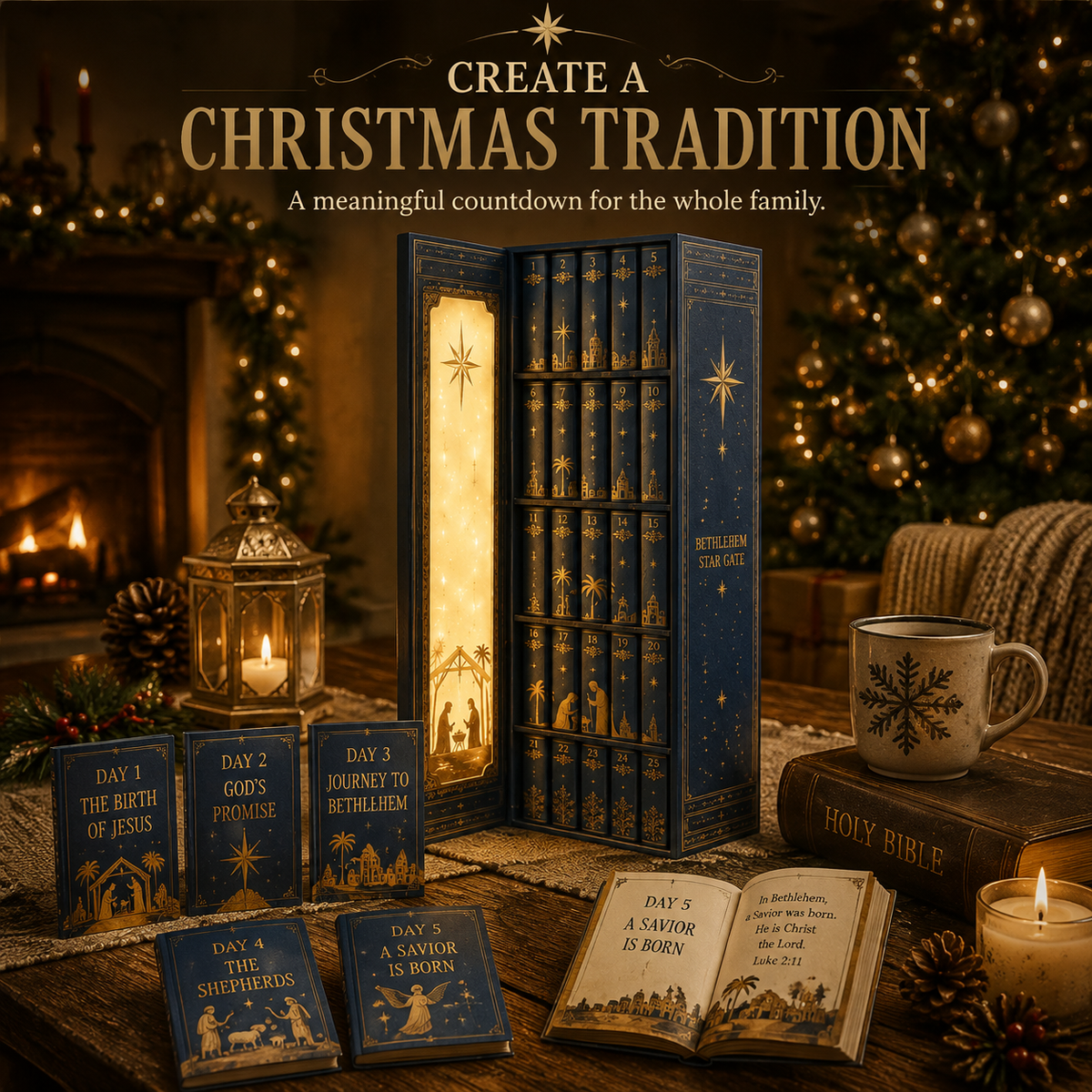 ✈️Last Day 50% OFF✨😍Bethlehem Star Gate Mini Book📖