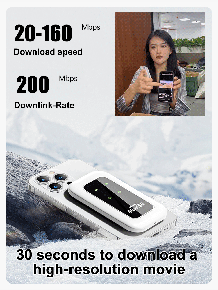 📶👍🏻 All-Network Pocket WiFi 🔥 Instant Connection, No Setup Required