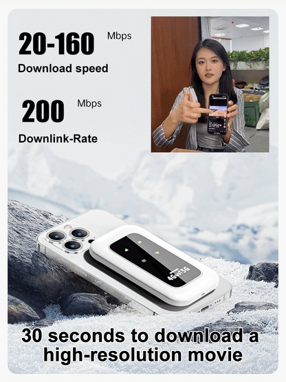 📶👍🏻 All-Network Pocket WiFi 🔥 Instant Connection, No Setup Required