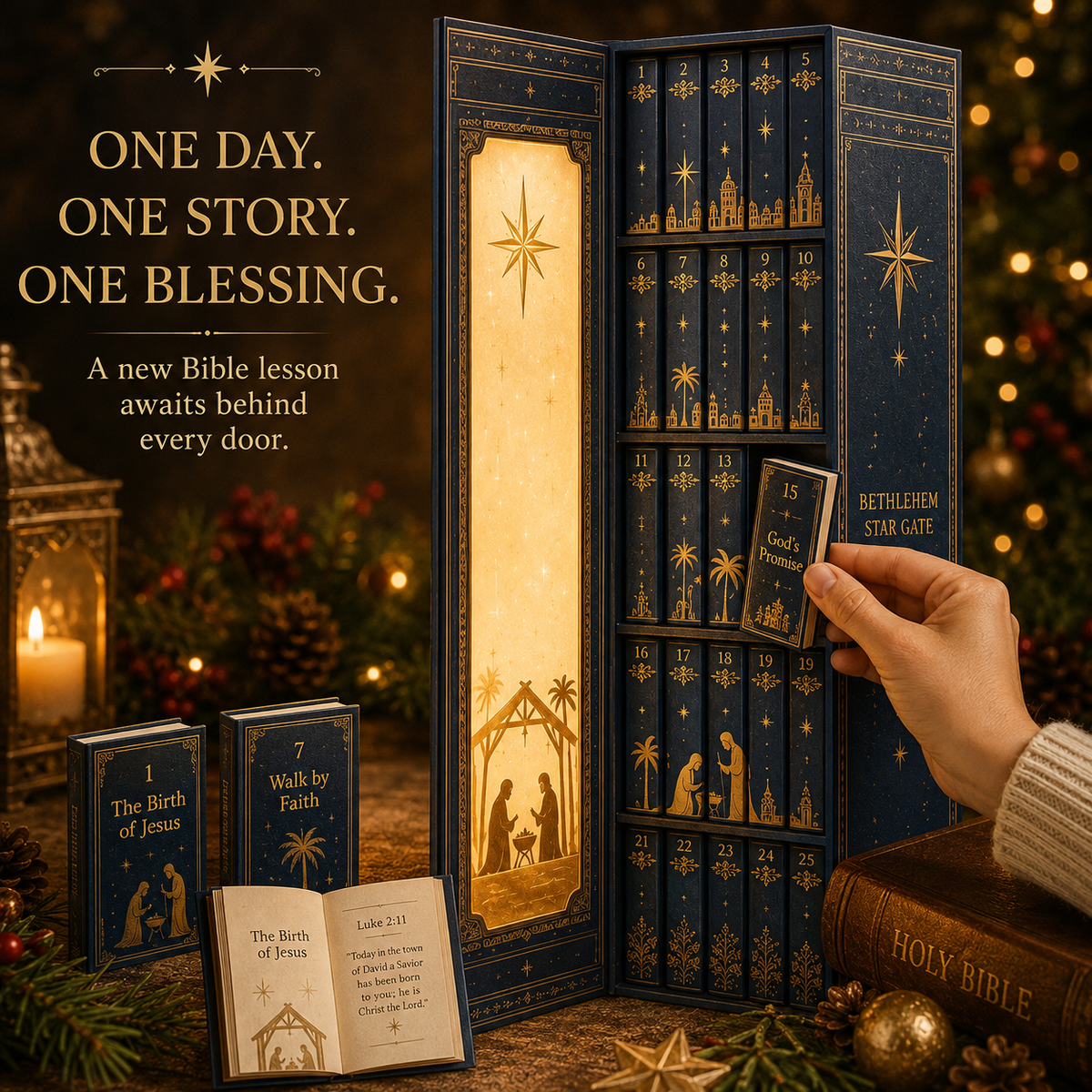 ✈️Last Day 50% OFF✨😍Bethlehem Star Gate Mini Book📖