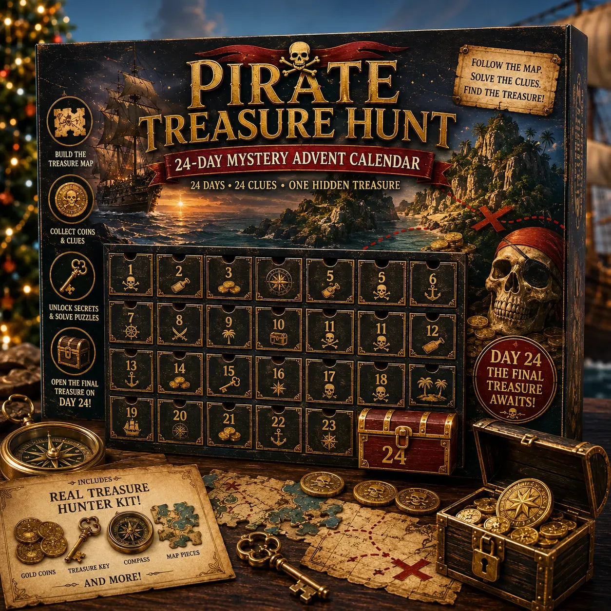 ✈️Last Day 50% OFF✨24 Days. 24 Clues. One Mystery to Solve. 🕵️