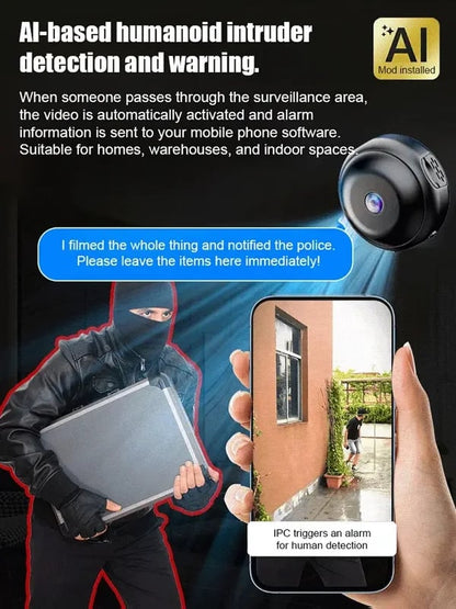 🔥2026 Hot Sale👀Mini WIFI Camera 1080P HD📸 - Night Vision Included