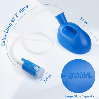 🚨Portable Urinal Bottle,With funnel (Unisex)suitable for various emergency situations