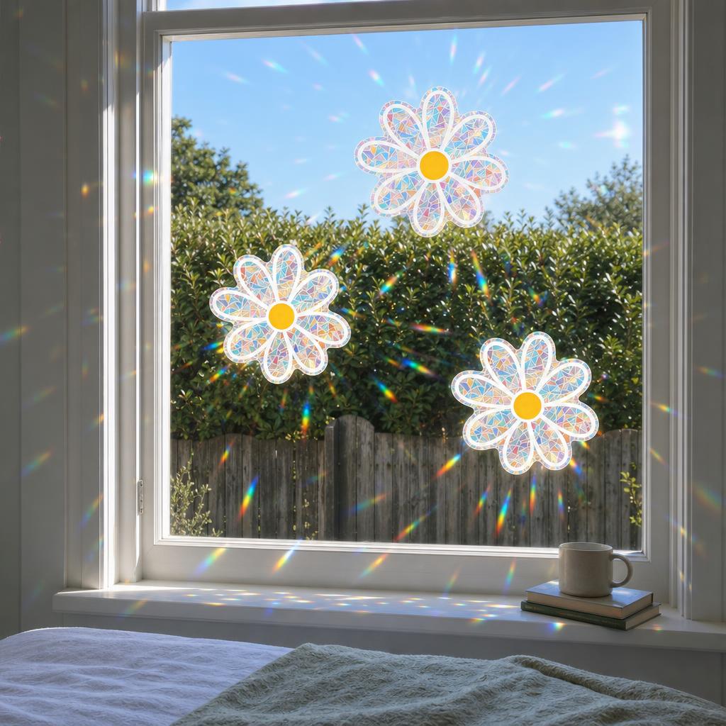 DaisyPrism🌈Rainbow Suncatcher Window Stickers