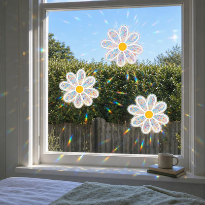 DaisyPrism🌈Rainbow Suncatcher Window Stickers