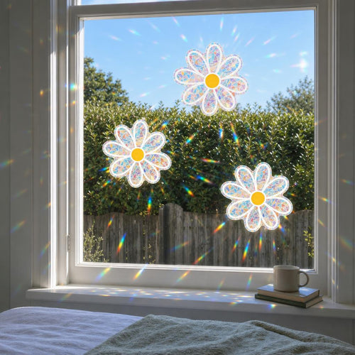 DaisyPrism🌈Rainbow Suncatcher Window Stickers