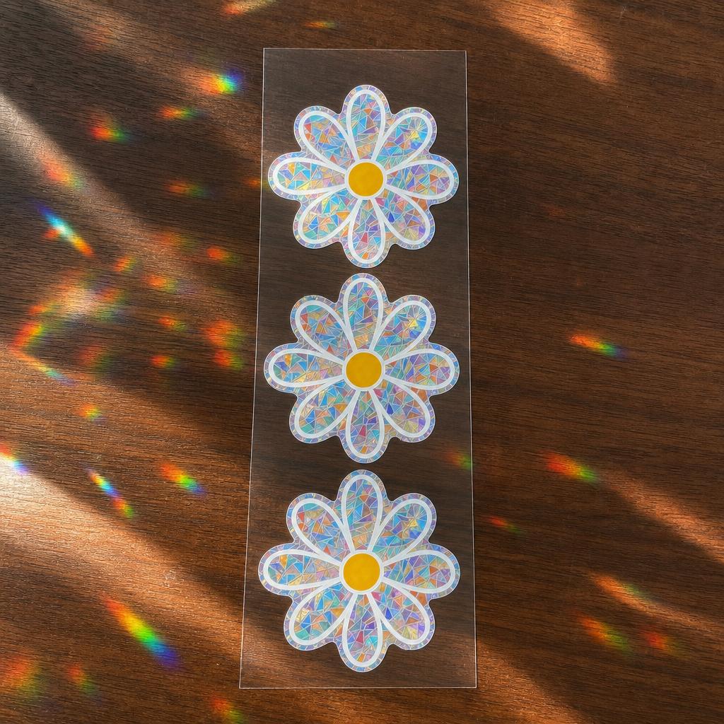 DaisyPrism🌈Rainbow Suncatcher Window Stickers