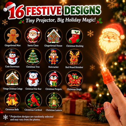 🎄Christmas Finger Projector Lights （16 PCS）– Mini Pattern Projector