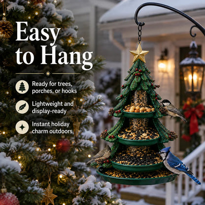 🔥Best Seller 🔥🐦Christmas Themed Bird Feeder Set | Decorative Hanging Backyard Feeders