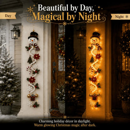 ⏳ Last Day 50% OFF – 🎄 Glowing Christmas Door Hanger | 6 Festive Lighted Designs with Warm Glow & Dimensional Details ✨