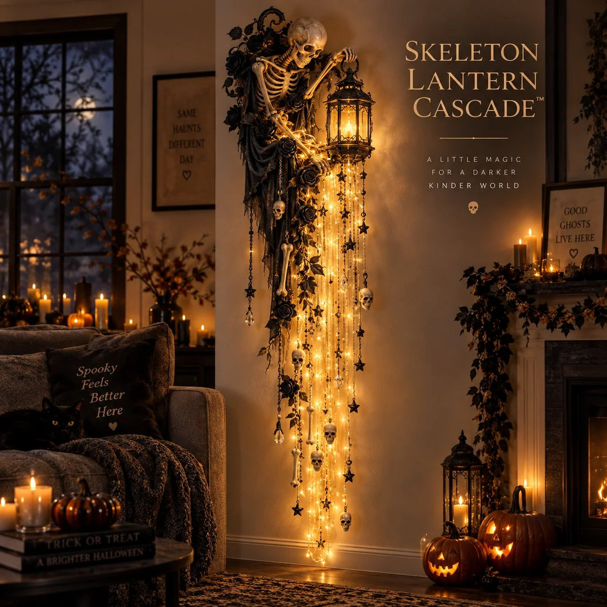 🎃Halloween Hot Sellers🔥🔥🔥Elegant Halloween Cascade Wall Light Collection✨✨