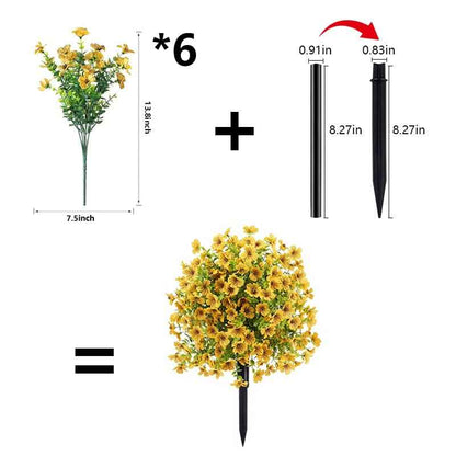Last Day Promotion! 🔥Outdoor/Indoor UV Resistant & Waterproof Artificial Flower Decor ✅
