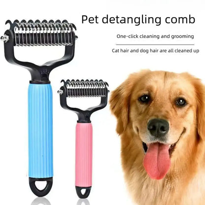 ✨HOT SALE: Only $15.98🔥Dual-Sided Pet Grooming Comb for Dogs & Cats