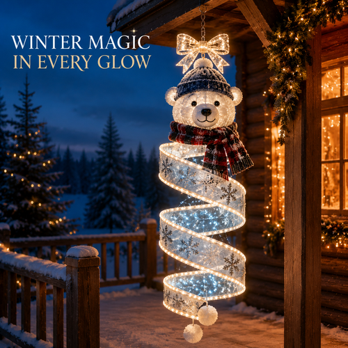 ✨Last day for 50% off🎄Christmas Magic Spiral™ Hanging LED Light Collection