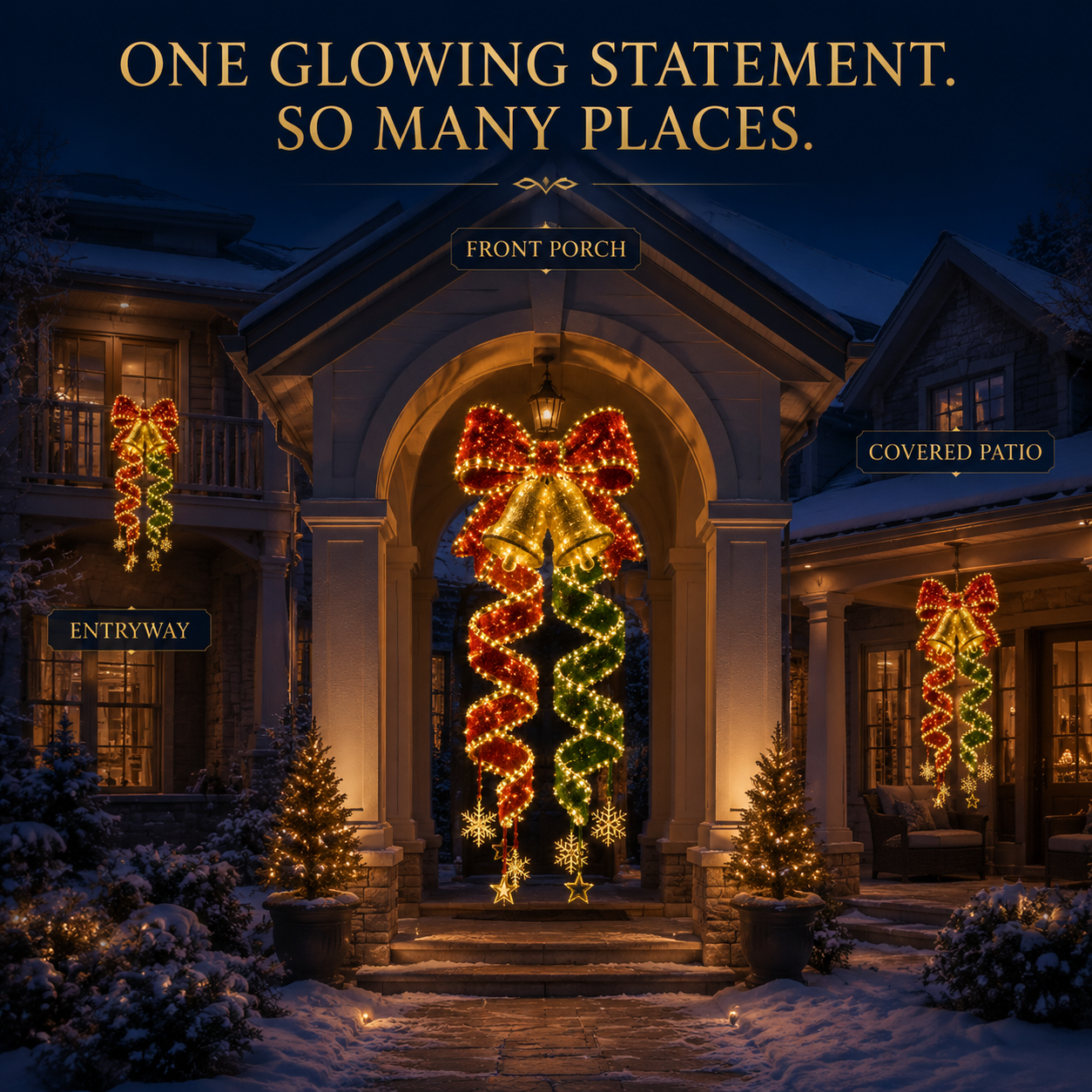 ✨Last day for 50% off🎄Christmas Magic Spiral™ Hanging LED Light Collection