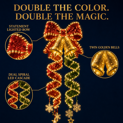 ✨Last day for 50% off🎄Christmas Magic Spiral™ Hanging LED Light Collection