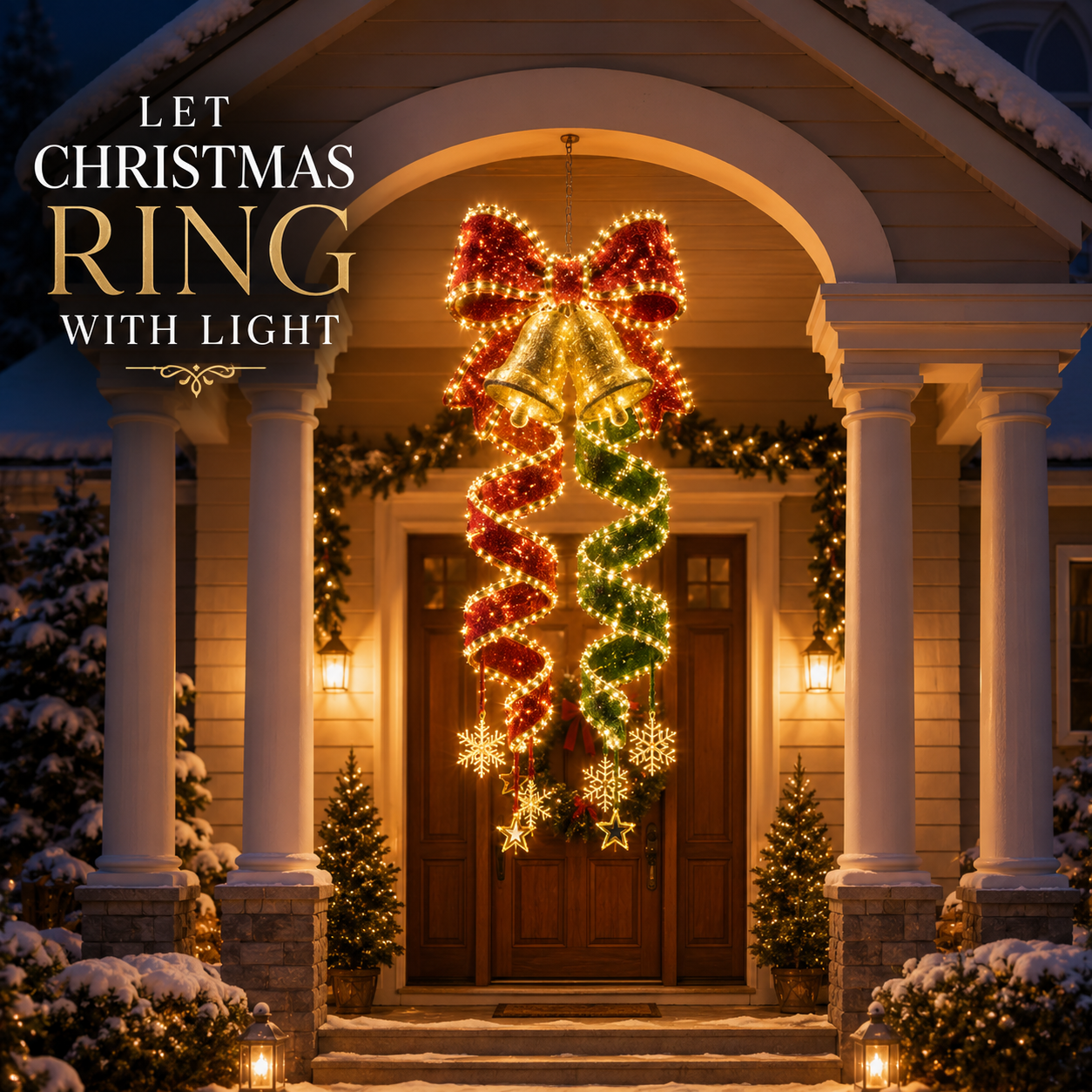 ✨Last day for 50% off🎄Christmas Magic Spiral™ Hanging LED Light Collection