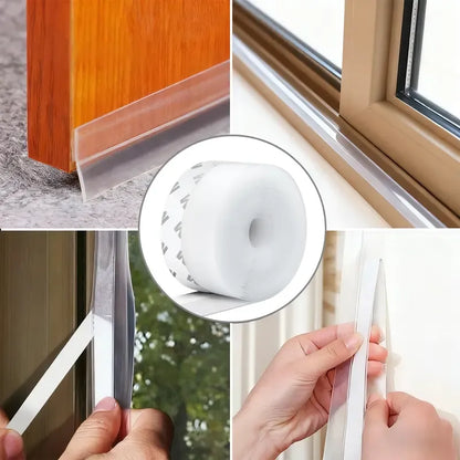 🚪 16.4Ft Adhesive Weather Stripping – Door & Window Draft Seal
