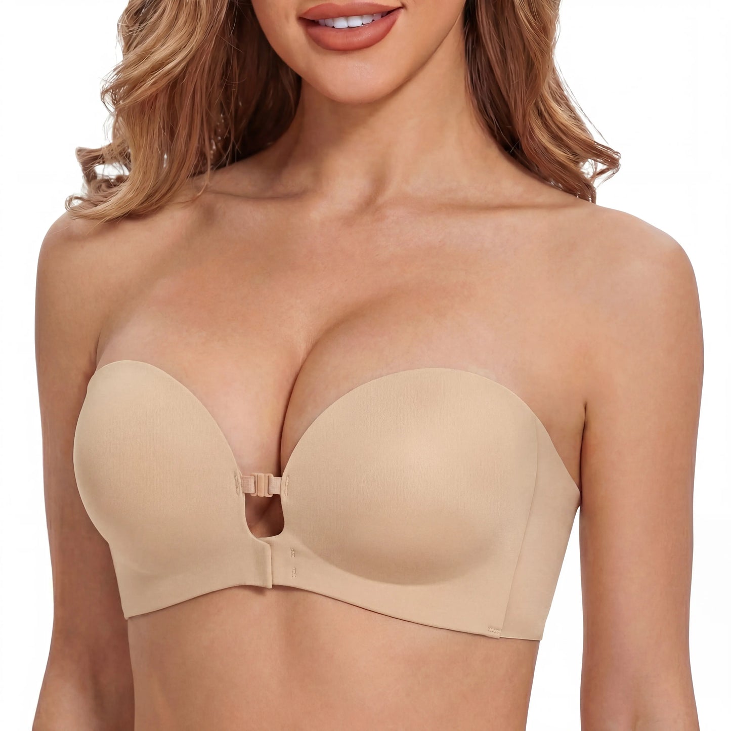 💖Seamless Front Closure Bra With Adjustable Straps
