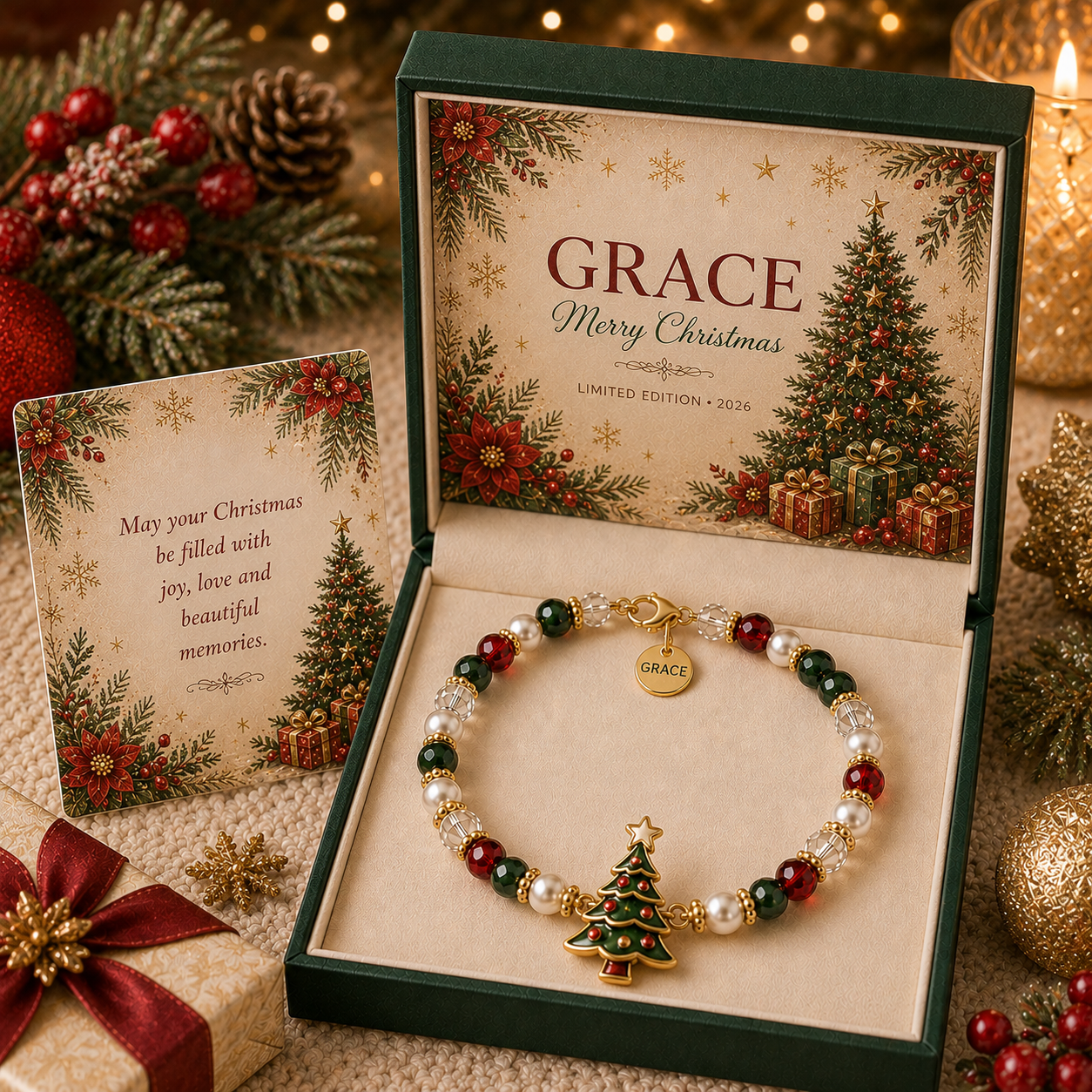 ✈️Last Day 50% OFF✨🎅Christmas Early Discount 49% Off🎄 Christmas Blessings Bracelet | Limited Edition 2026