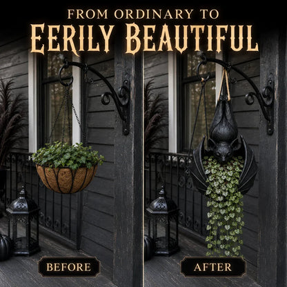 🌎Ends Today: 70% OFF!🔥🦇 Upside‑Down Hanging Bat Planter