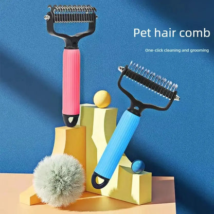✨HOT SALE: Only $15.98🔥Dual-Sided Pet Grooming Comb for Dogs & Cats
