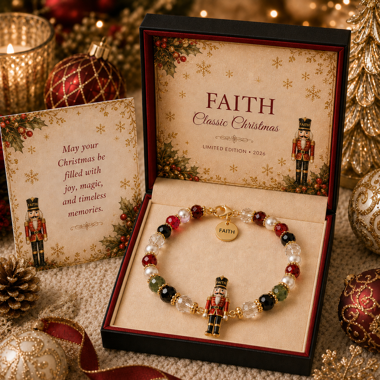 ✈️Last Day 50% OFF✨🎅Christmas Early Discount 49% Off🎄 Christmas Blessings Bracelet | Limited Edition 2026