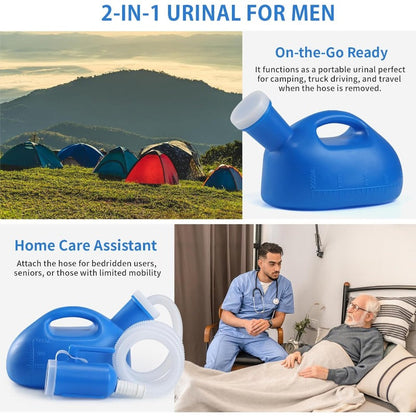 🚨Portable Urinal Bottle,With funnel (Unisex)suitable for various emergency situations